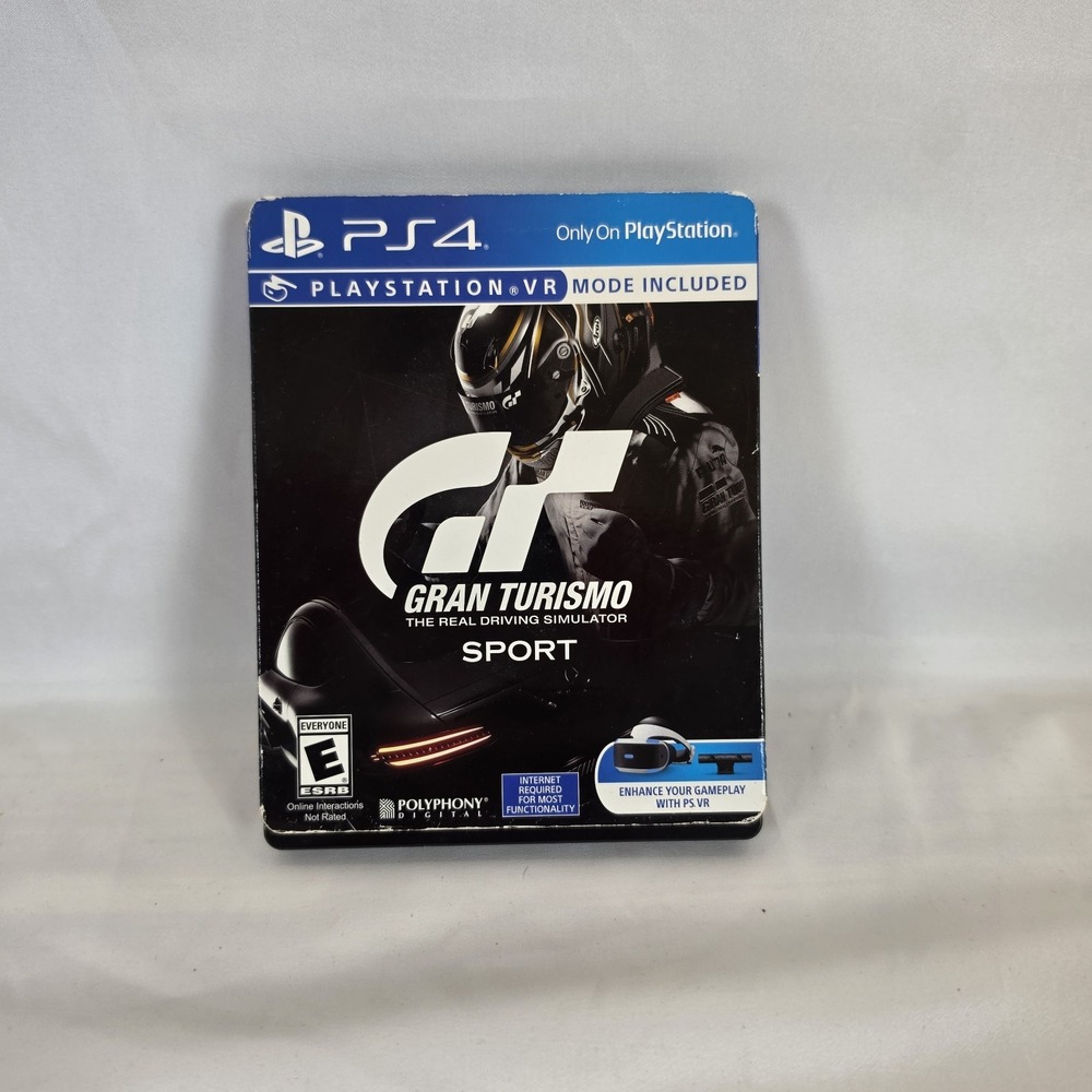 Gran Turismo Sport Limited Edition Steelbook Sony PS4 PlayStation 4 CIB Tested